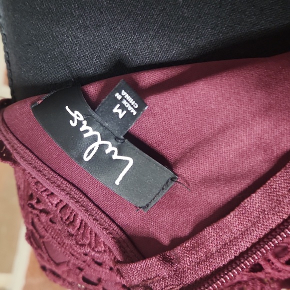 Lulus Lace Fit And Flare Dress, Size Medium - Picture 6 of 8